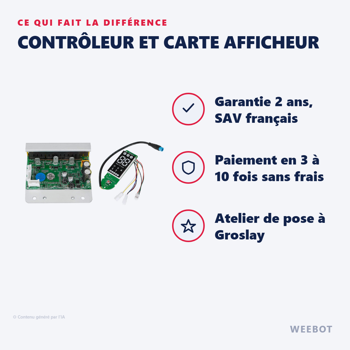 Contrôleur et Carte Afficheur : les points forts
