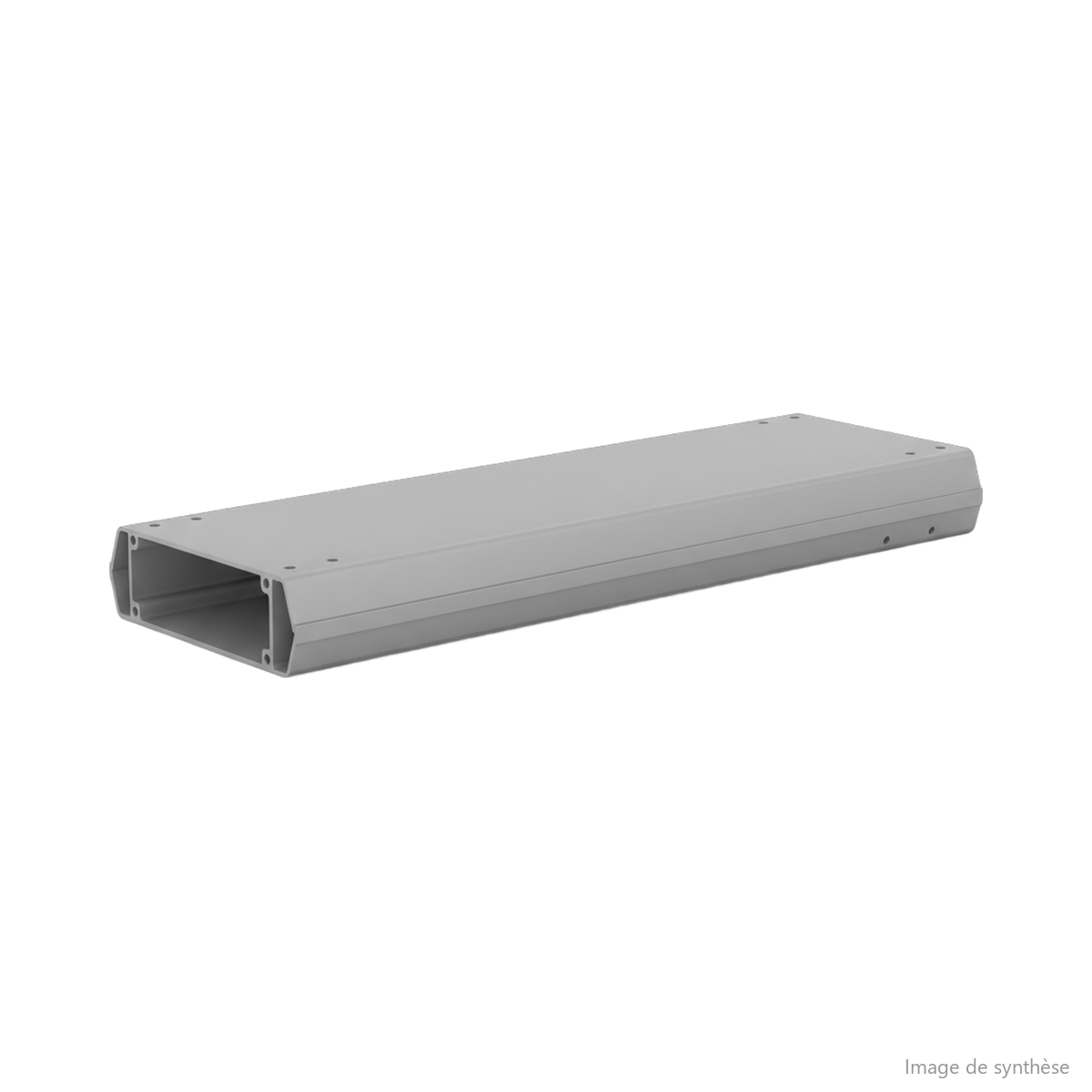 Corps de châssis gris rectangulaire pour trottinette électrique Dualtron Togo