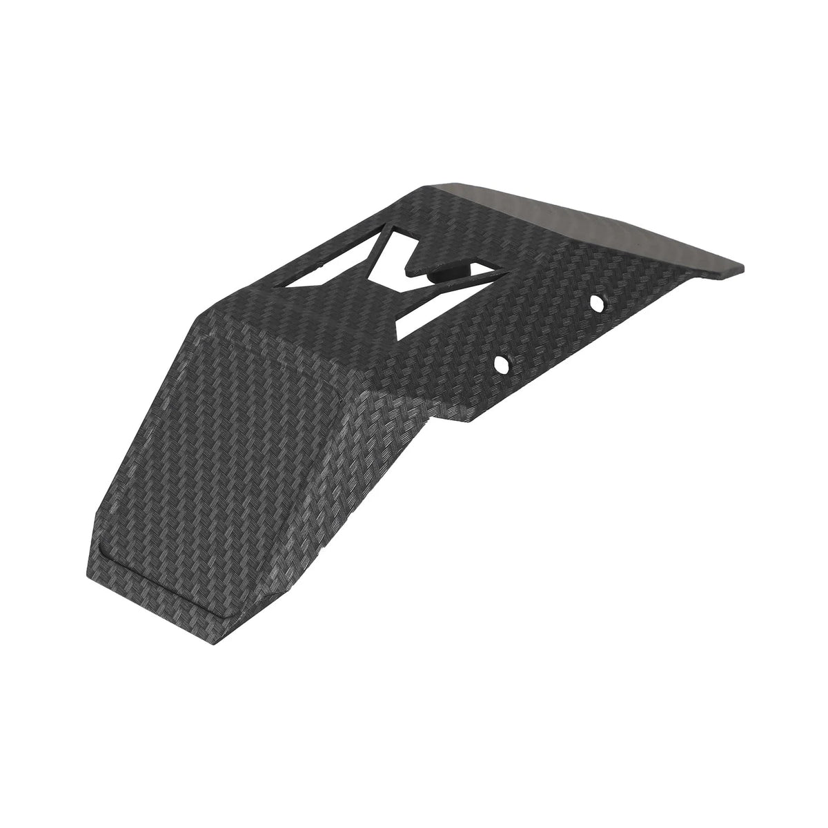 Garde-boue arrière noir avec texture effet carbone pour trottinette électrique