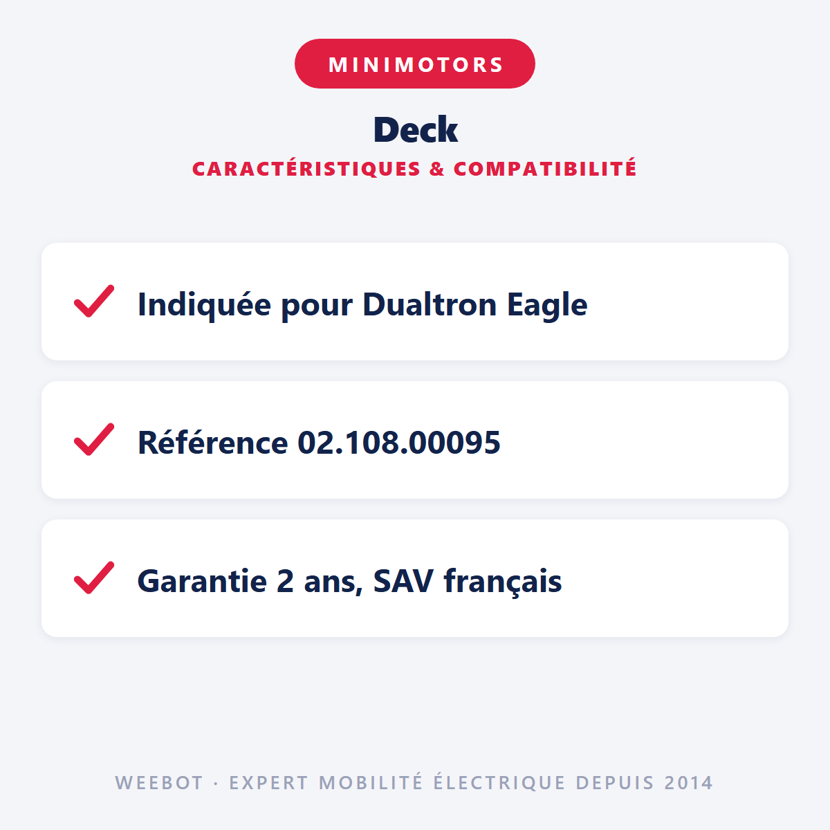 Deck : caractéristiques et compatibilité