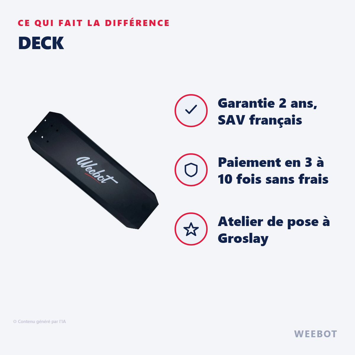 Deck : les points forts