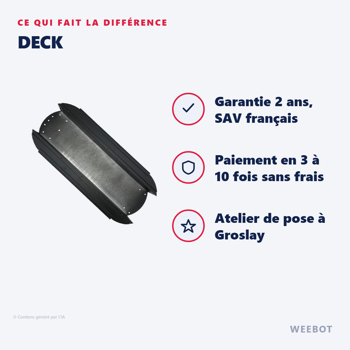 Deck : les points forts