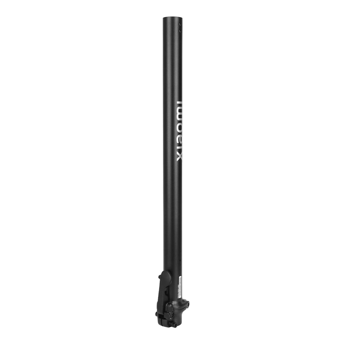 Système de pliage et potence d'origine noir pour trottinette électrique vu de profil