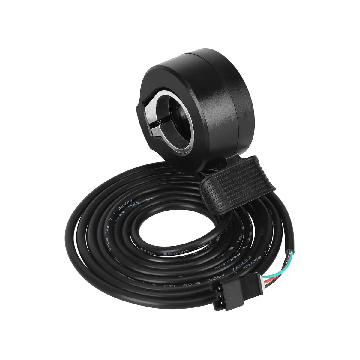 Gâchette d'accélération noire avec long câble et connecteur SM