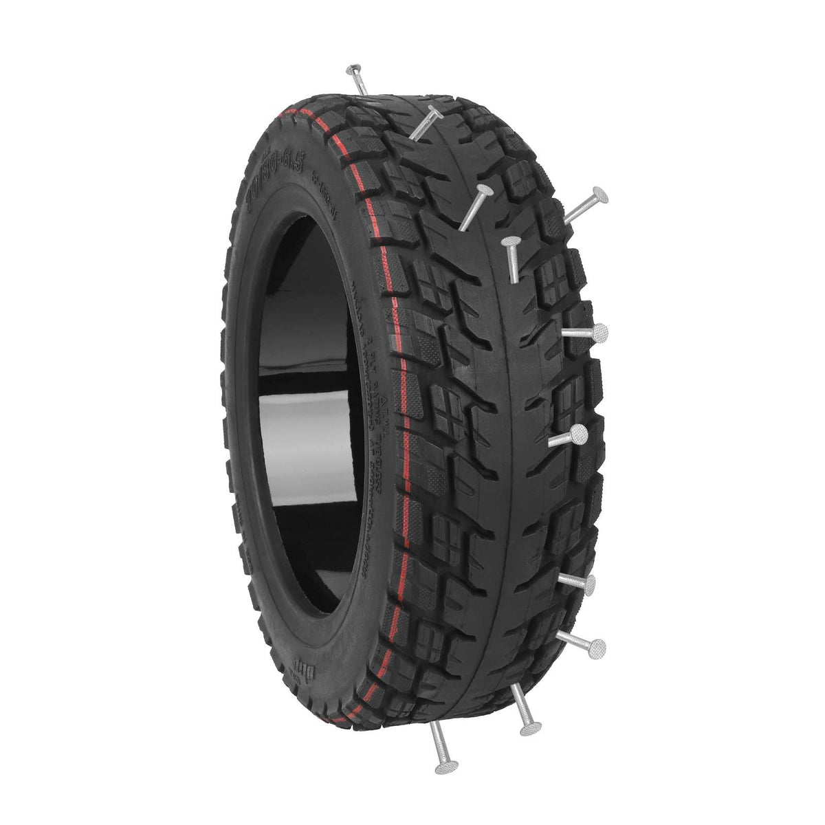 Pneu Tubeless Tout-Terrain 11 Pouces (70/80-6,5) Auto-Réparant avec Gel Anti-Crevaison, vue 4