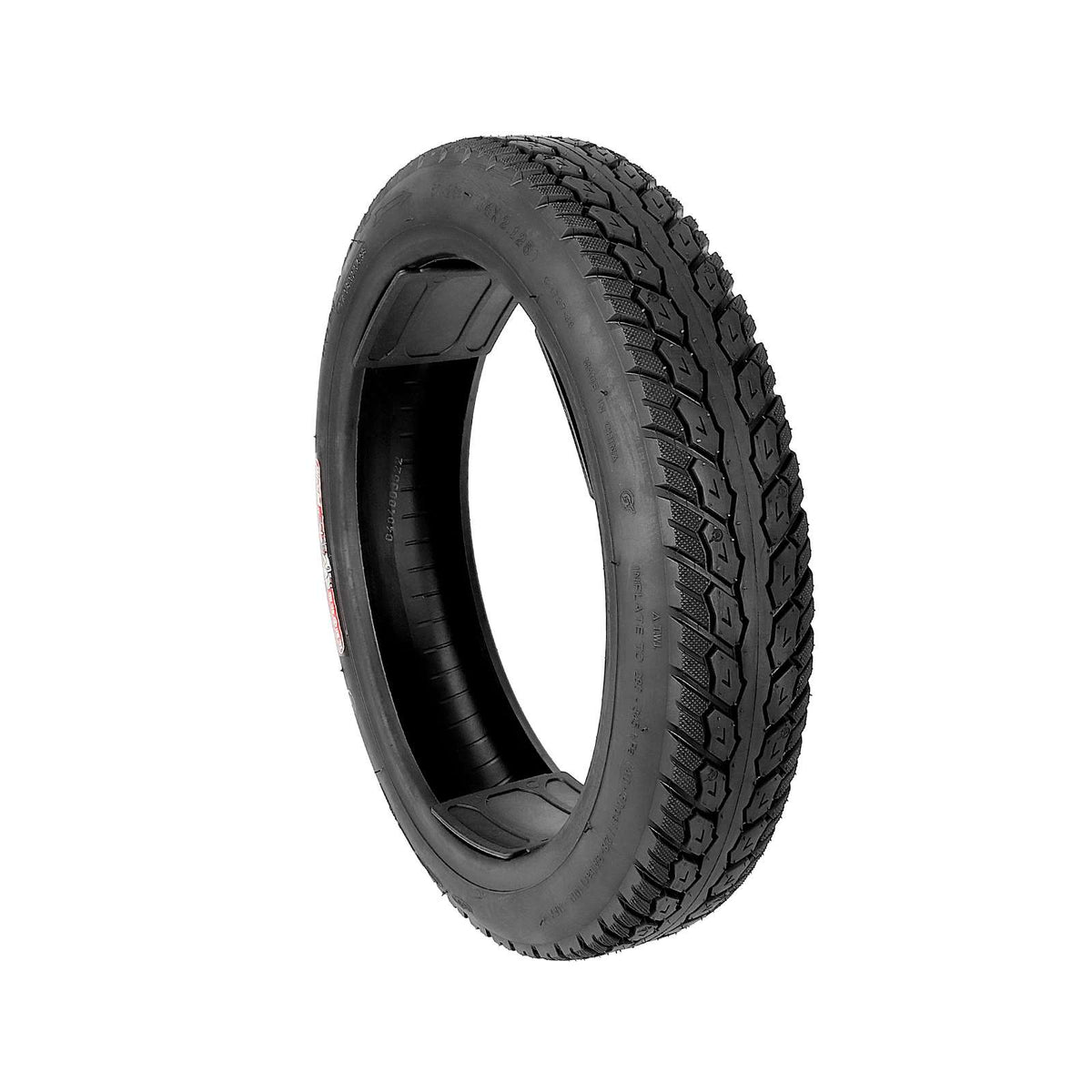 Pneu tubeless CST 14 pouces noir vu en trois quarts