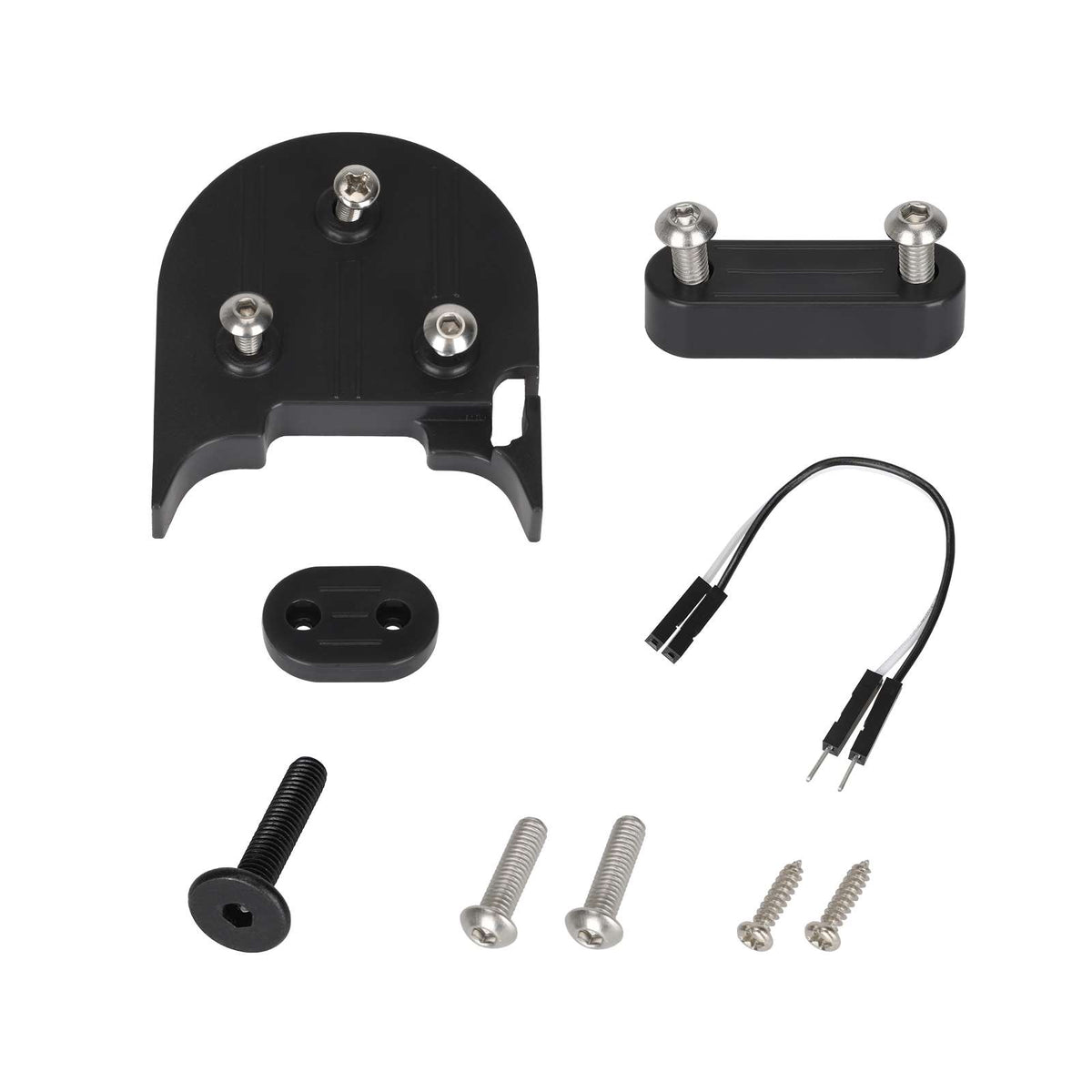 Kit rehausse garde-boue, béquille, câbles et visserie pour trottinette électrique