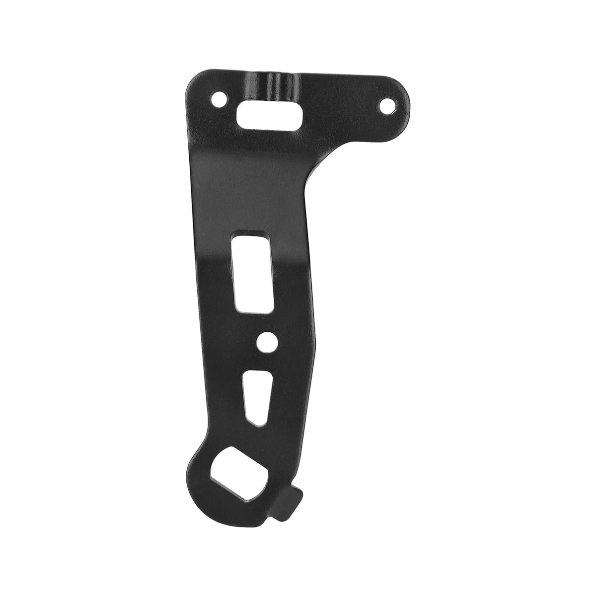 Support métallique noir de garde-boue arrière droit pour trottinette électrique
