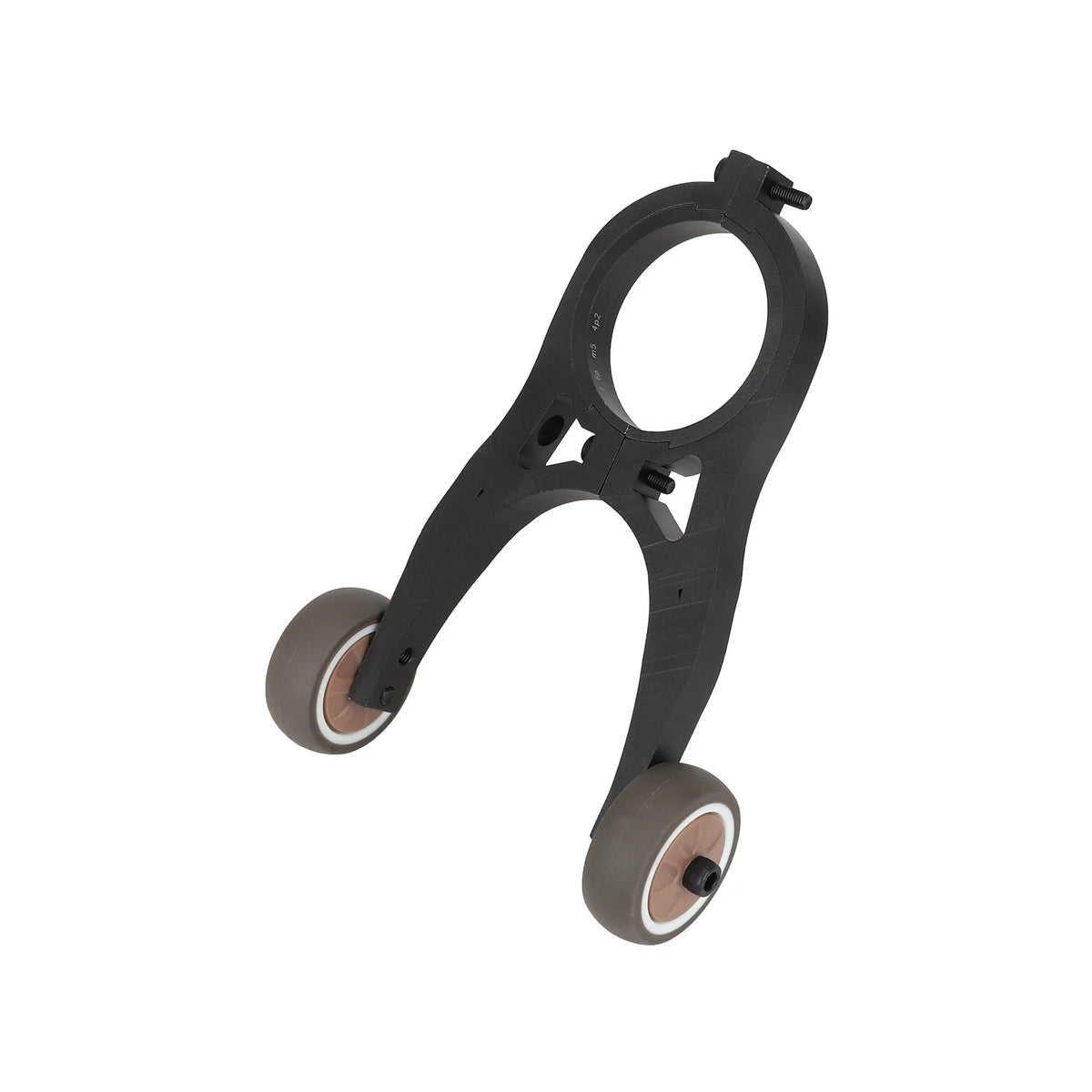 Support Roulettes Auxiliaires Pliage Noir, vue 6
