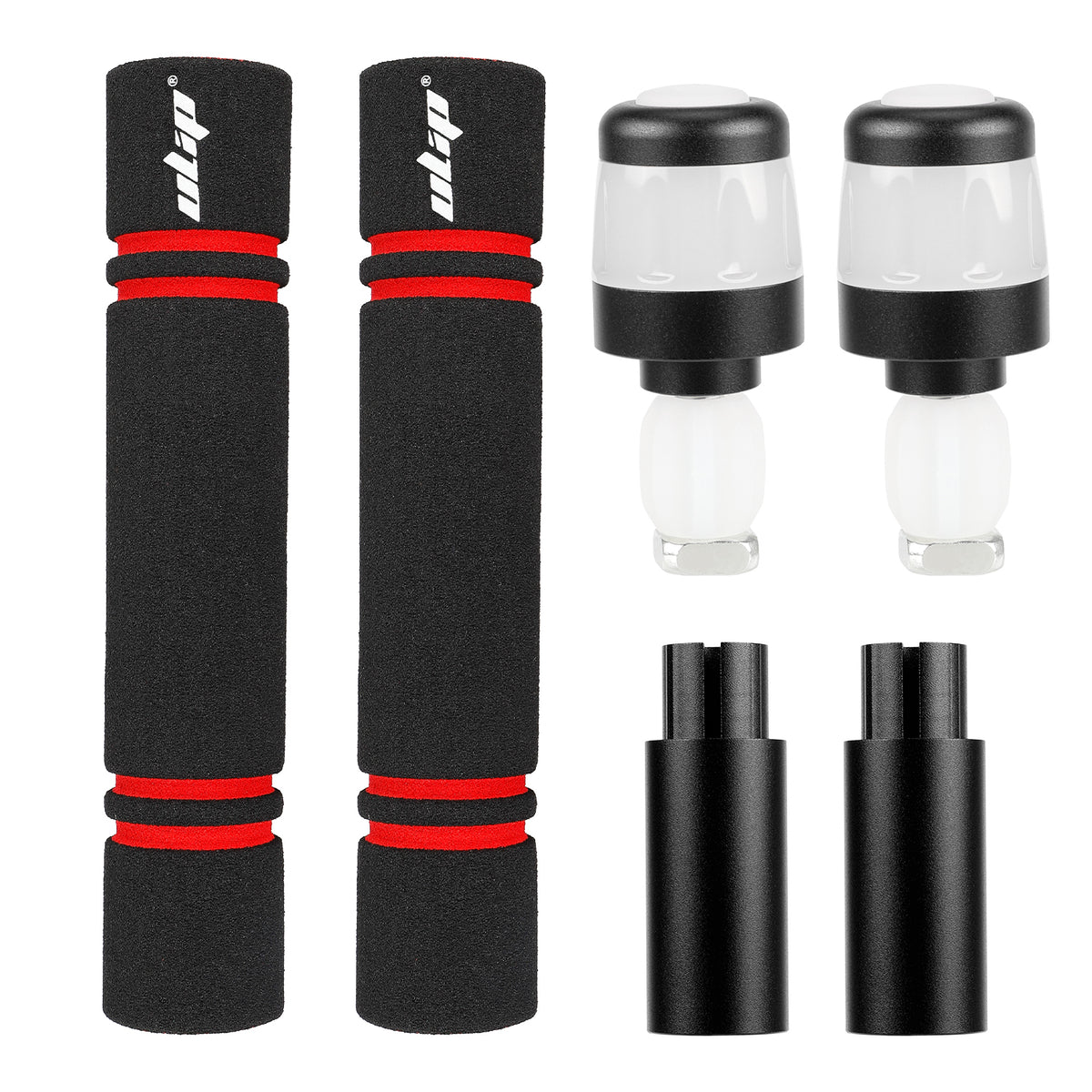 Extension de Guidon et Poignées avec Clignotants Intégrés USB, vue 2