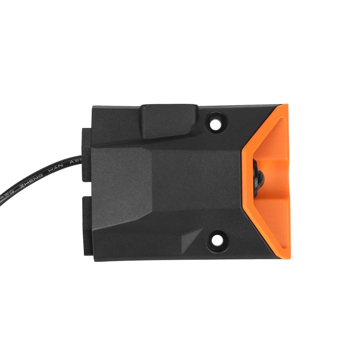 Carénage Avant Droit avec Clignotant LED Noir et Orange, vue 6