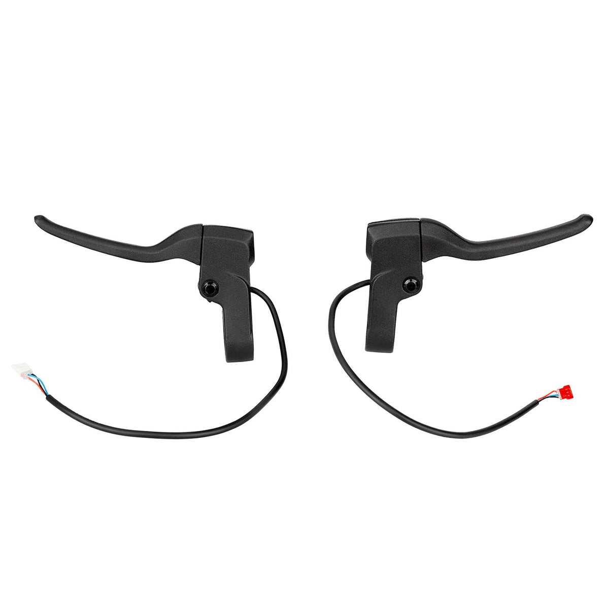 Paire de poignées de frein noires avec câbles électriques pour trottinette