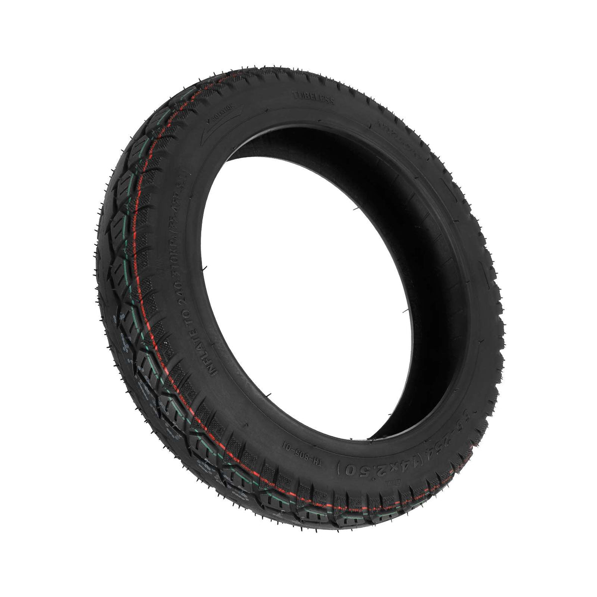 Pneu Tubeless Tout-Terrain 14 Pouces (14x2,5) avec Valve Coudée, vue 5