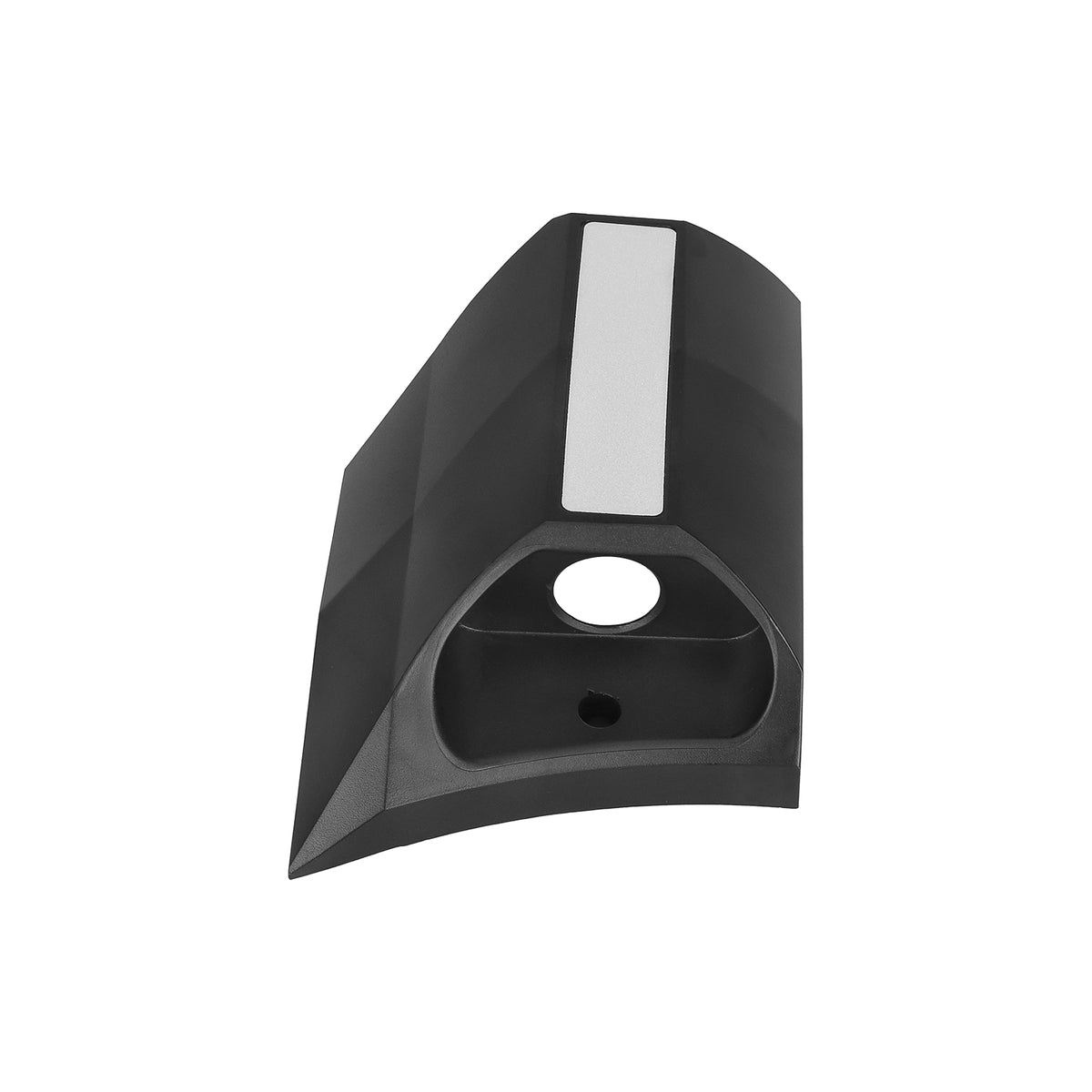 Bouchon de protection plastique noir avant droit avec réflecteur pour trottinette électrique