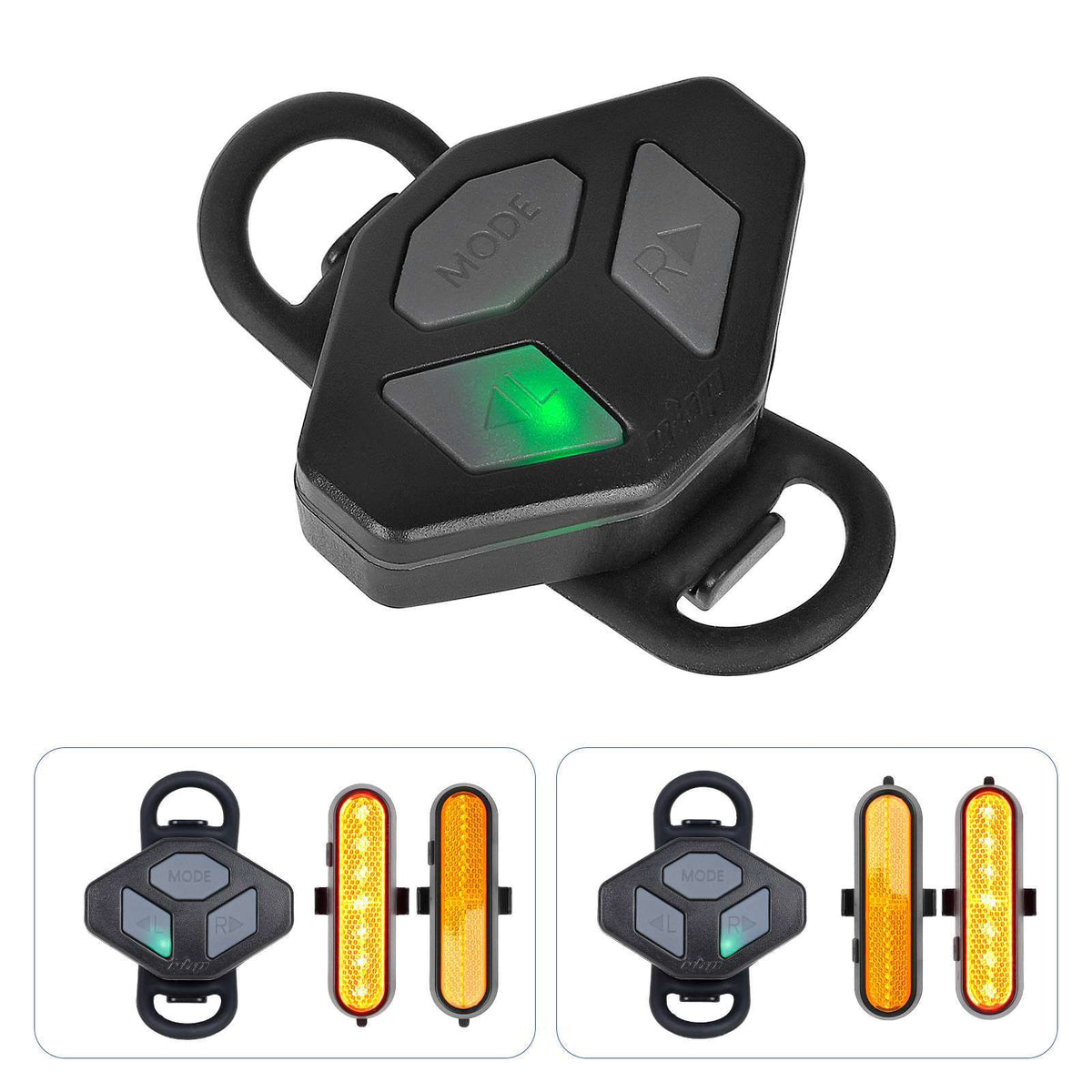 Kit Clignotants et Feu Arrière Rechargeables USB avec Télécommande Sans Fil, vue 6