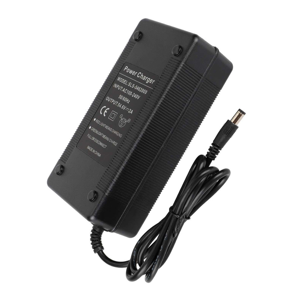 Chargeur 54,6V 2A Prise DC 5,5 mm avec 6 Adaptateurs, vue 5