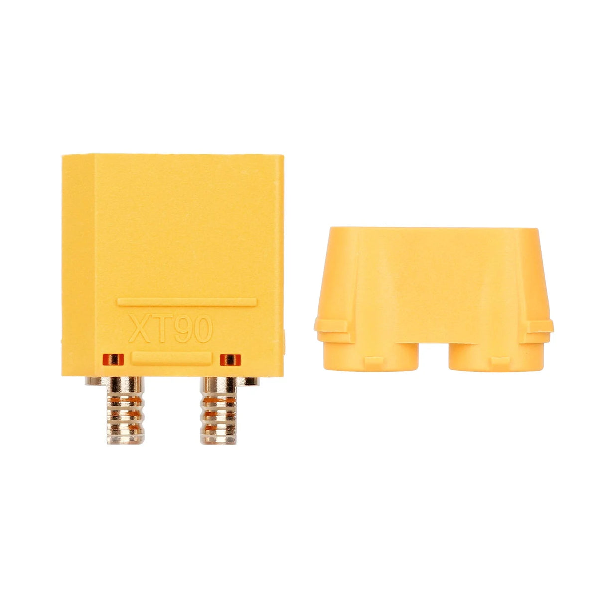 Connecteur Amass XT90 Mâle Jaune, vue 4