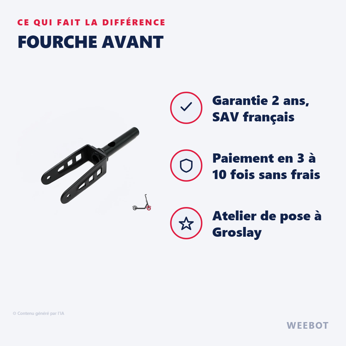 Fourche Avant : les points forts