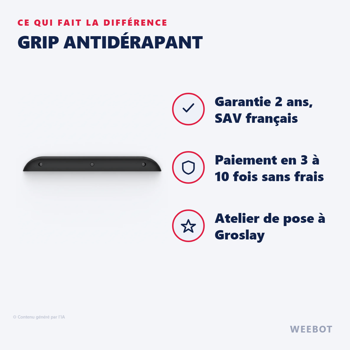 Grip Antidérapant : les points forts