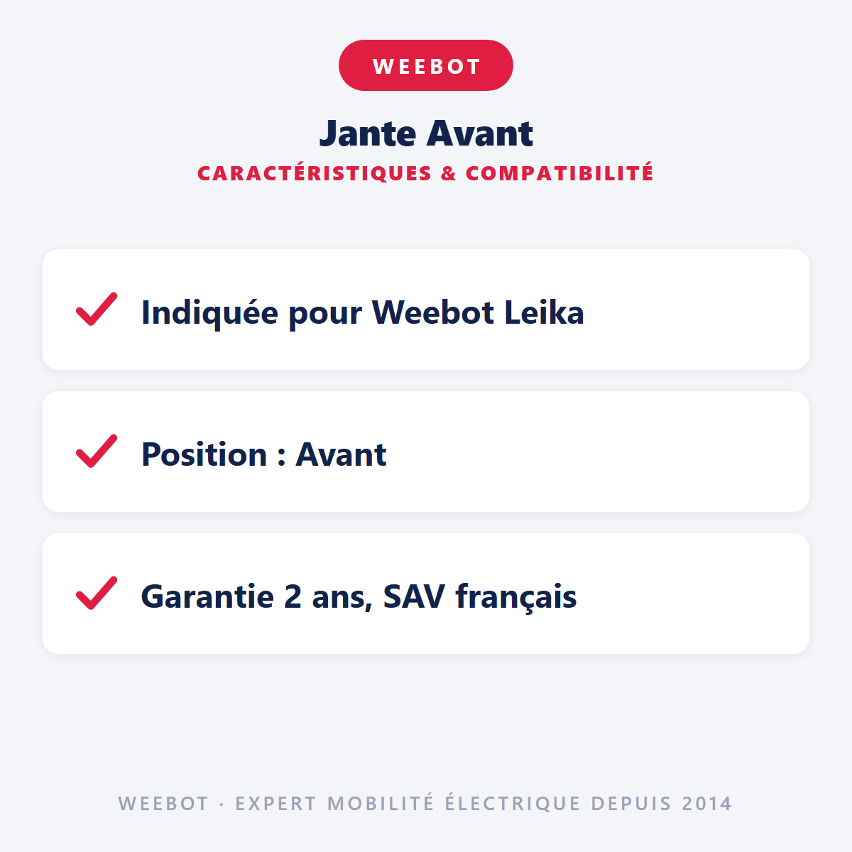 Jante Avant : caractéristiques et compatibilité