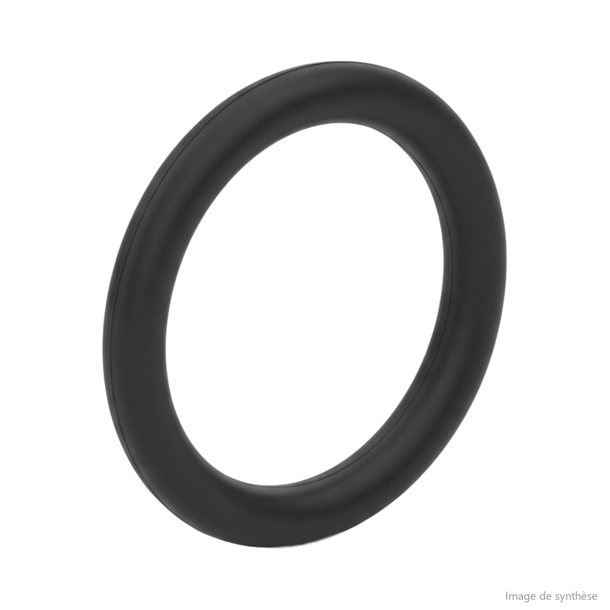 Dessin au trait d'un joint torique de raccord de tube cannelé pour trottinette électrique