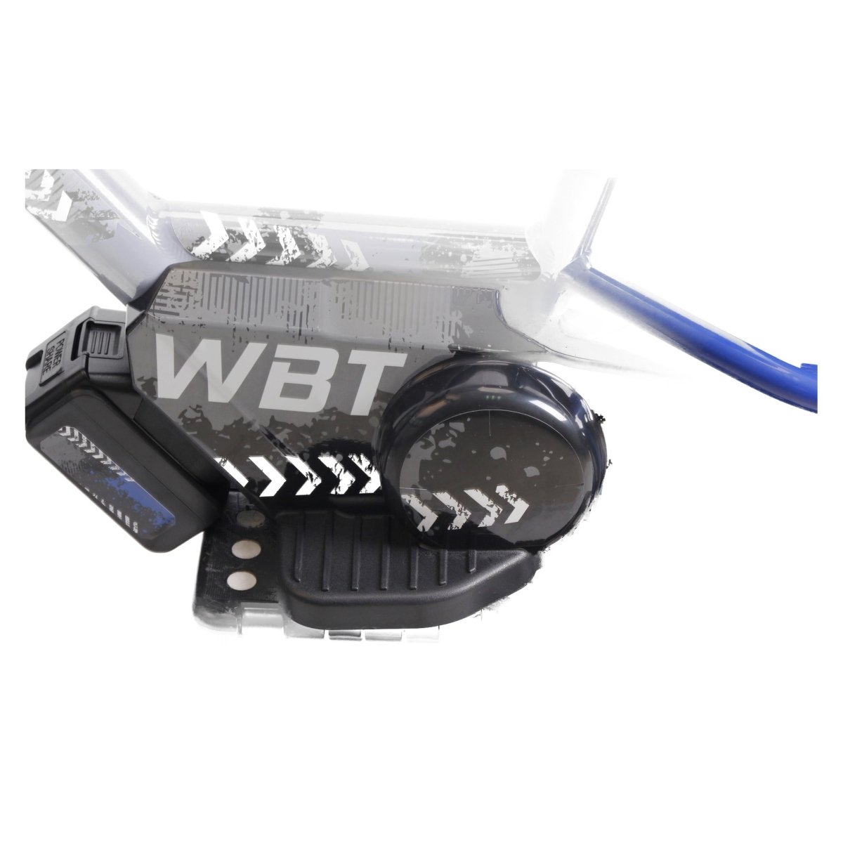 Carter moteur et repose-pieds de la WBT Kick