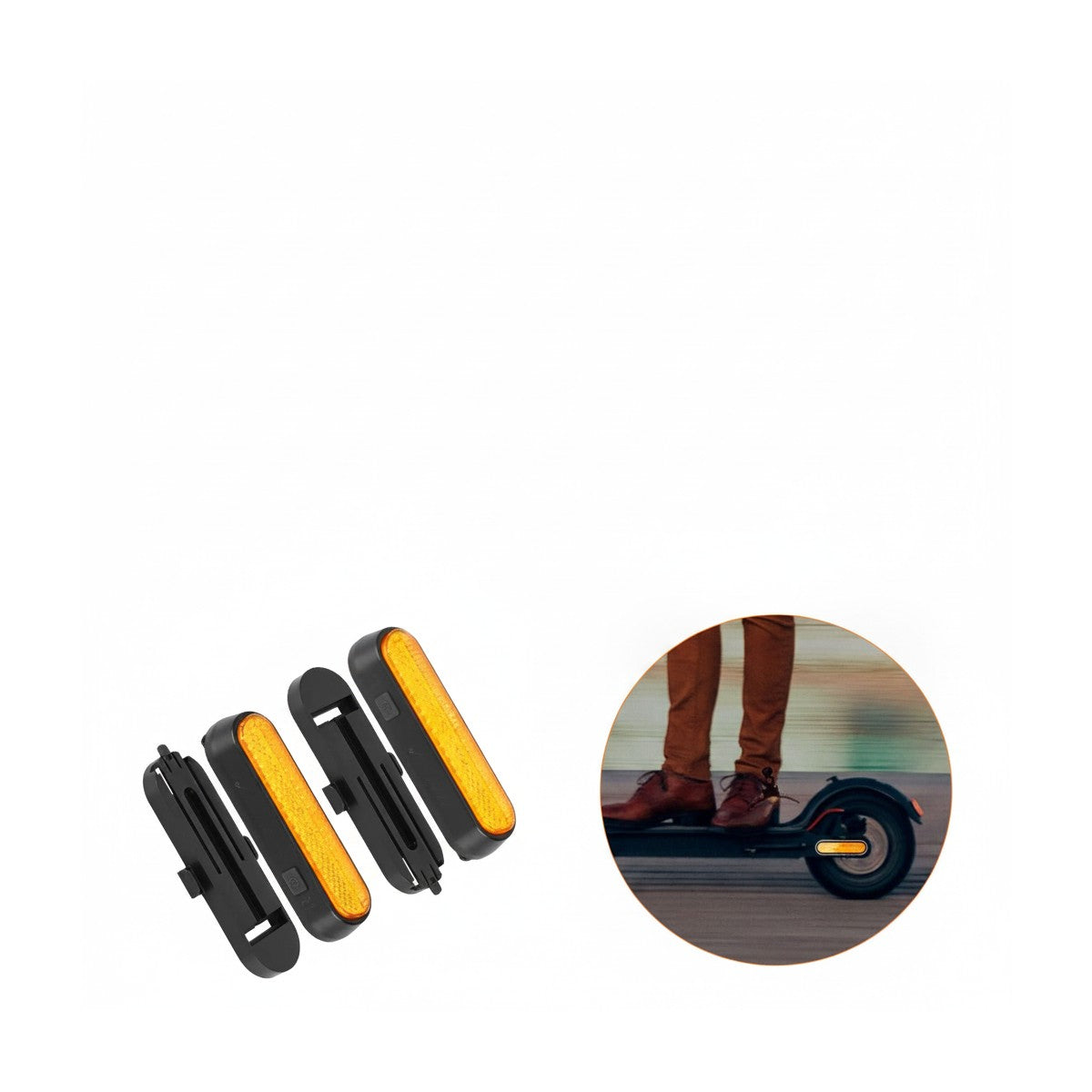 Kit Clignotants Rechargeables Sans Fil 3 Jeux avec Télécommande, vue 4