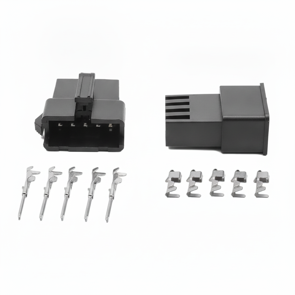 Kit Connecteur SM 5 Broches Mâle et Femelle Noir, vue 3