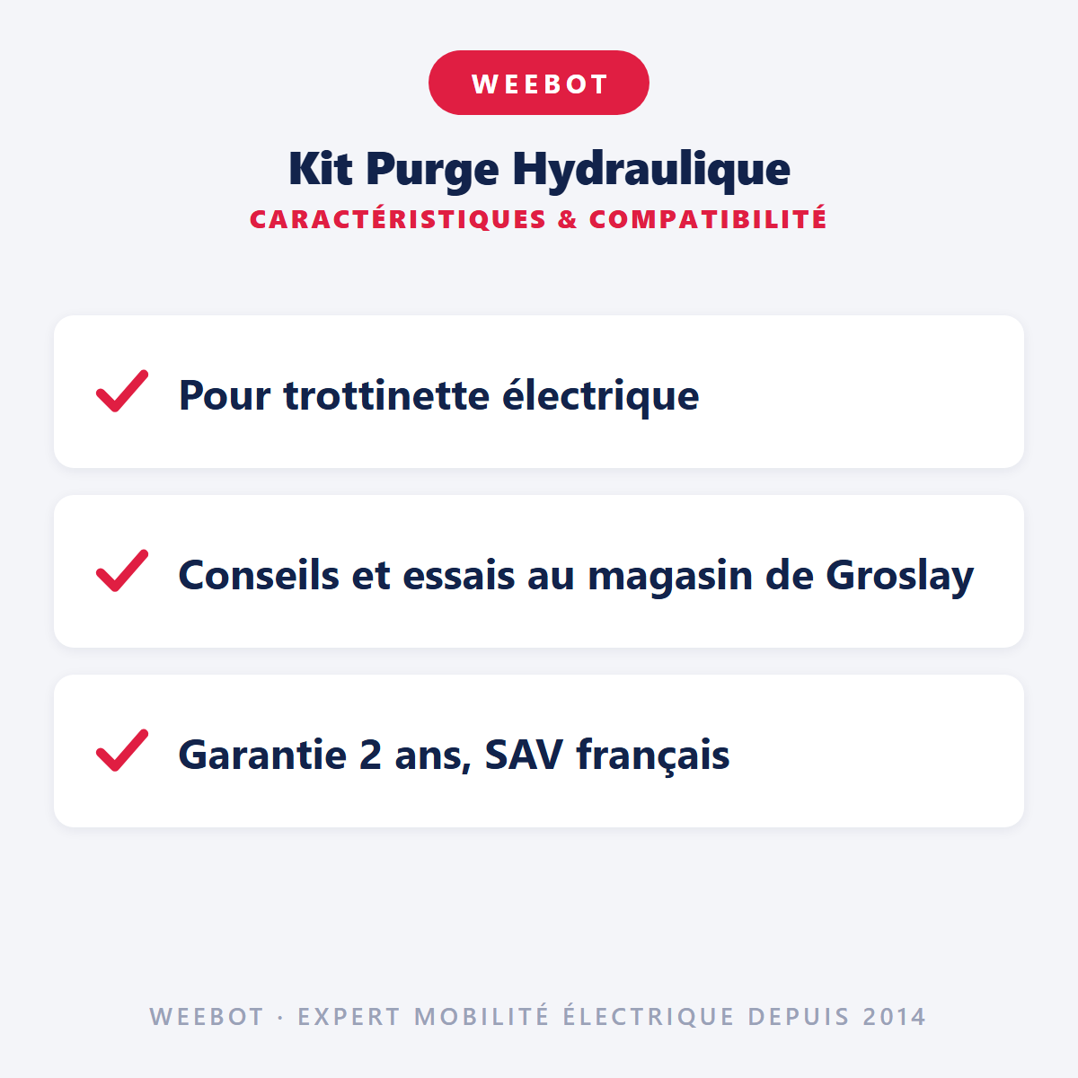 Kit Purge Hydraulique : caractéristiques et compatibilité