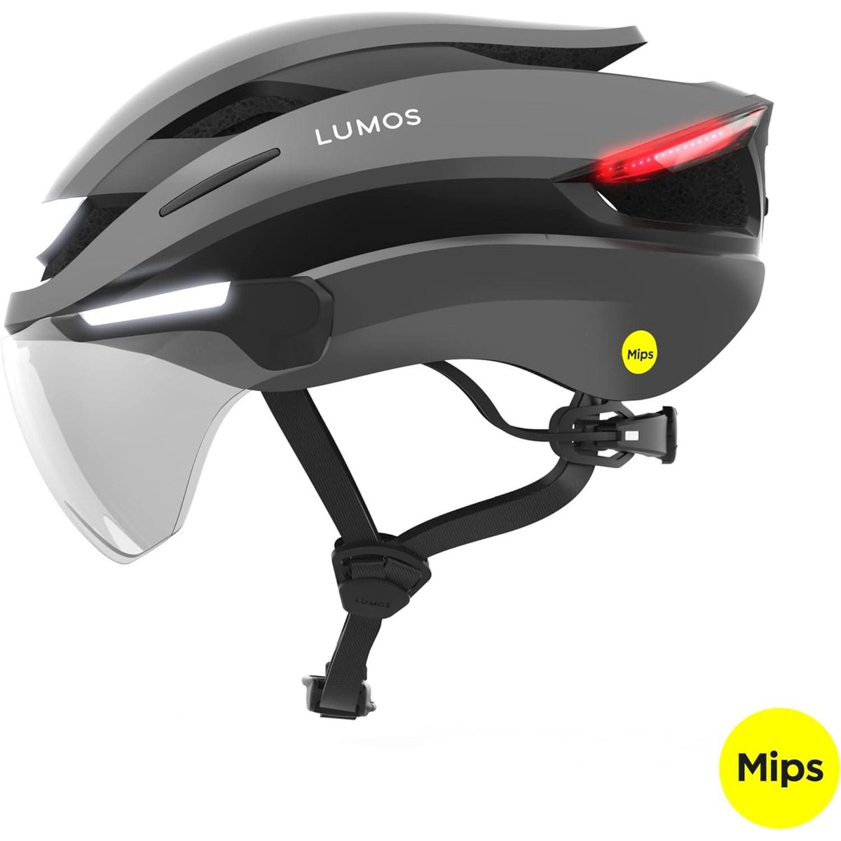 Casque clignotant Lumineux Lumos Ultra E-Bike MIPS M-L Noir (54-61cm) Avec Visière pour Trottinette Électrique - Weebot