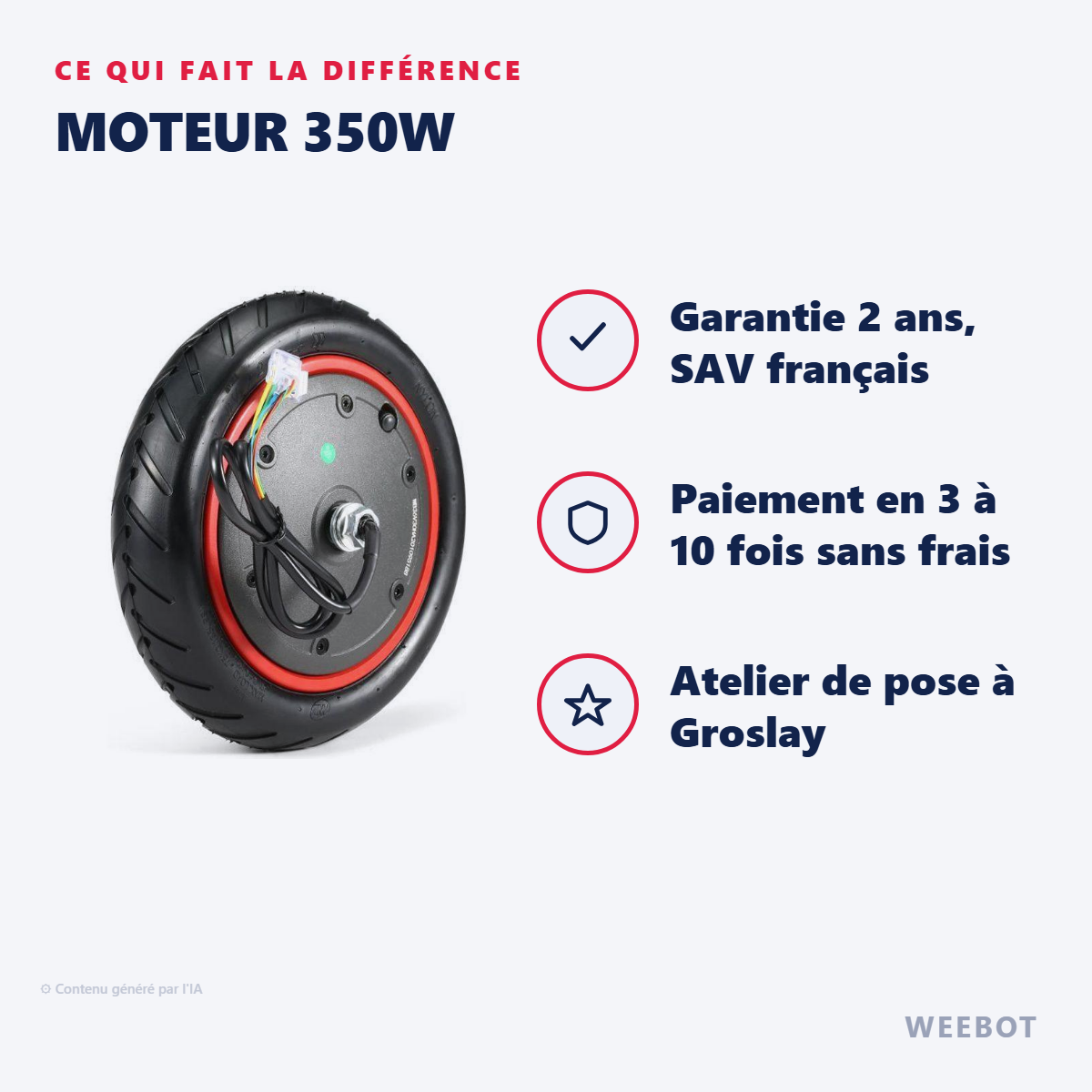 Moteur 350W : les points forts