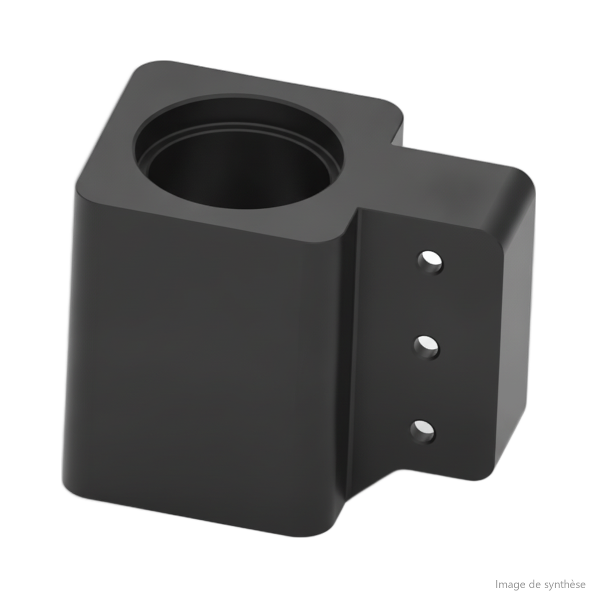 Schéma en vue 3D d'une pièce de direction longue pour trottinette électrique Dualtron Mini Spécial.