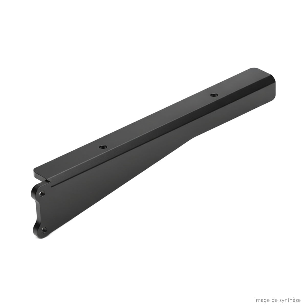 Schéma technique d'une plaque support de selle droite pour trottinette électrique Dualtron X