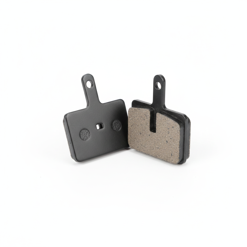 Plaquettes de Frein Résine Noires avec Trou, vue 1