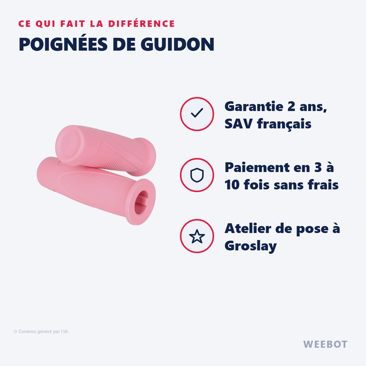 Poignées de Guidon : les points forts