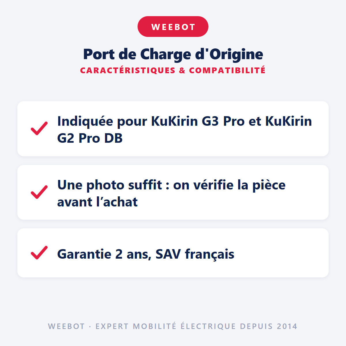 Port de Charge d'Origine : caractéristiques et compatibilité