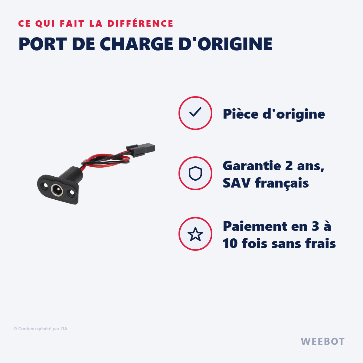Port de Charge d'Origine : les points forts