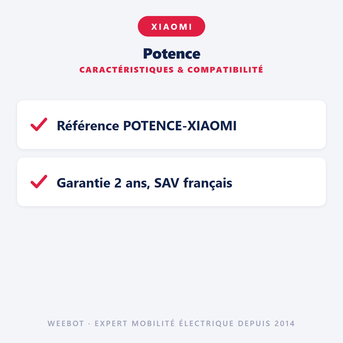 Potence : caractéristiques et compatibilité