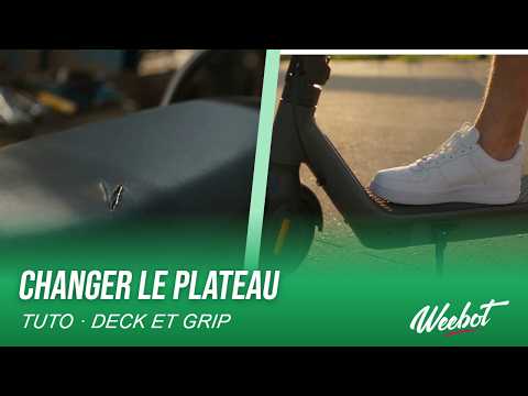 Vidéo : Comment changer le plateau d'une trottinette électrique