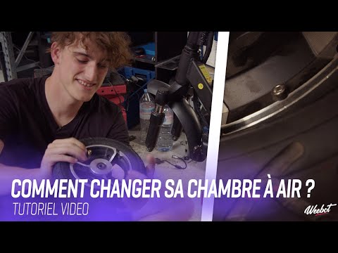 Comment changer sa chambre à air pour trottinette electrique weebot kaabo speedtrott et pure air