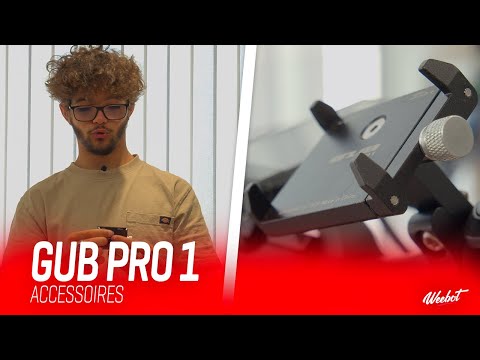 Support Téléphone GUB Pro 1 Rouge pour Trottinette Électrique