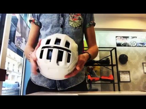 Casque Vélo Pliant Overade Plixi Fit Gris