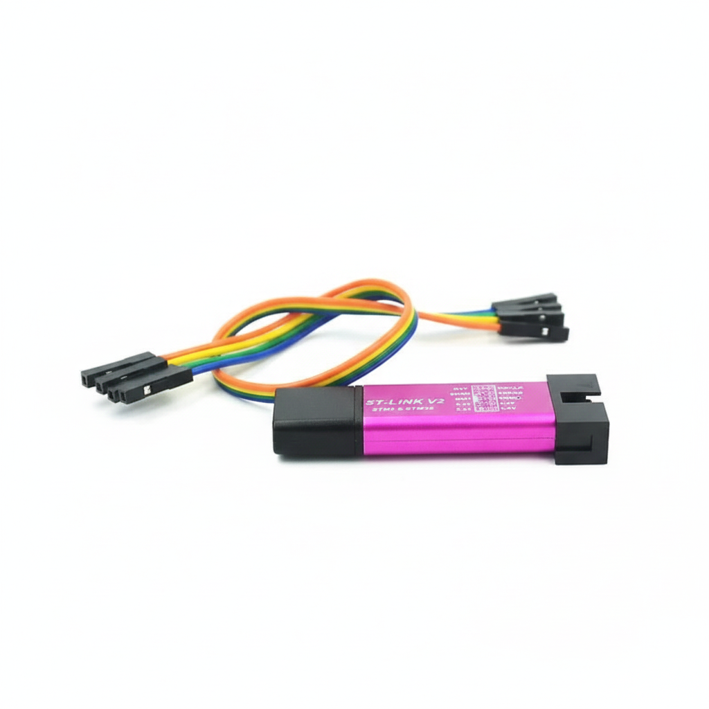 Programmateur Emulateur ST-Link V2 Rose, vue 2