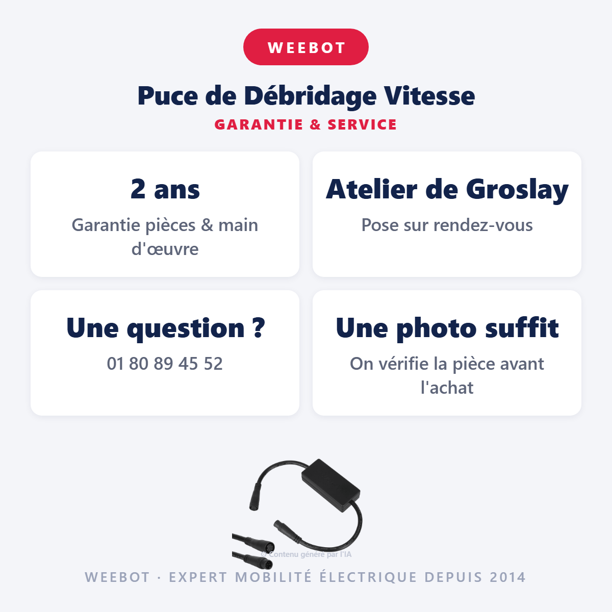 Puce de Débridage Vitesse : garantie 2 ans et service après-vente