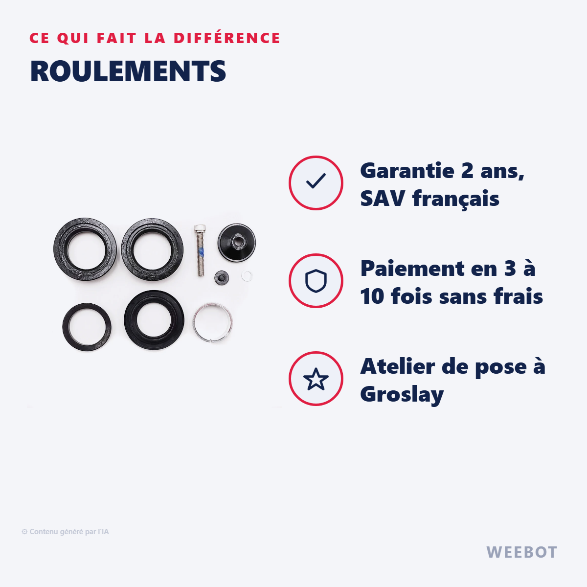 Roulements : les points forts