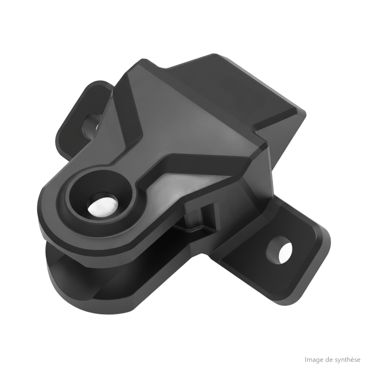 Support de béquille pour trottinette électrique Dualtron vu en perspective.
