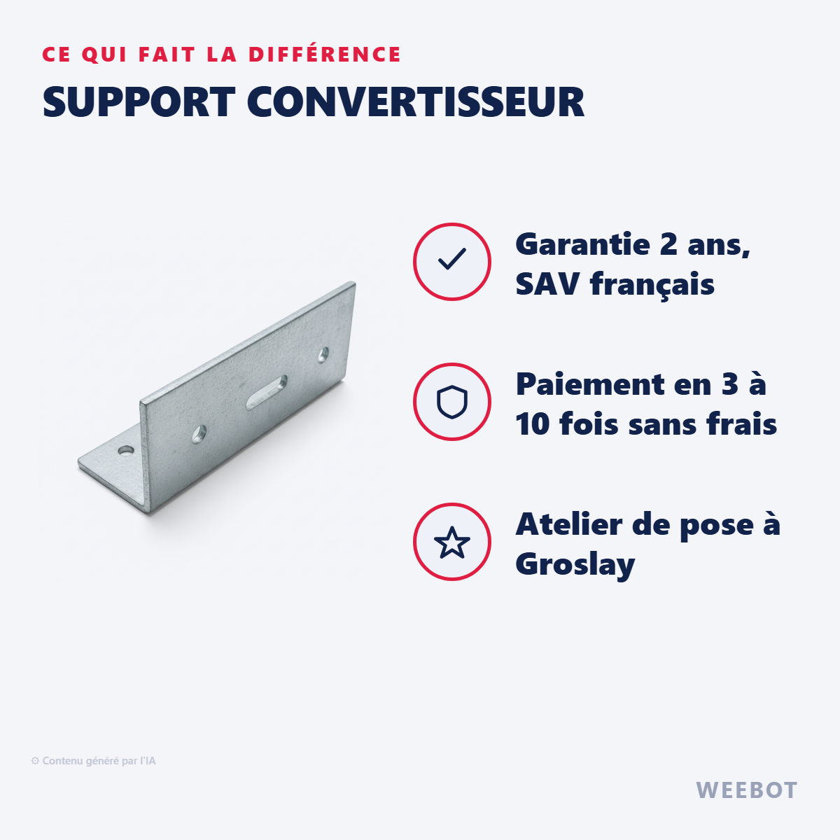 Support convertisseur : les points forts