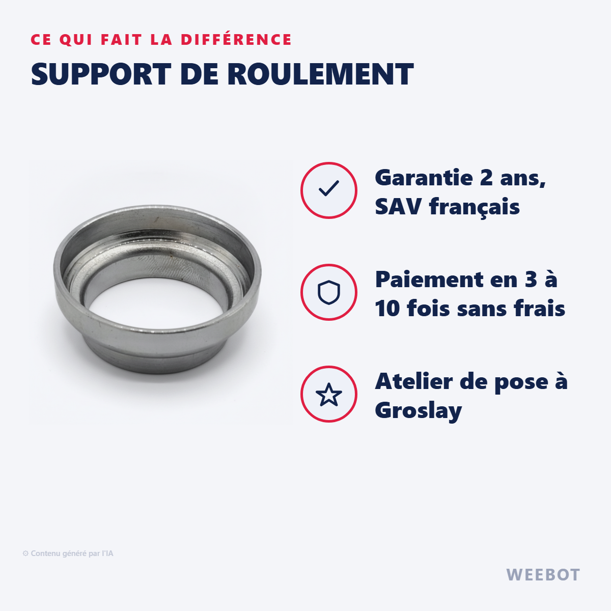 Support de Roulement : les points forts