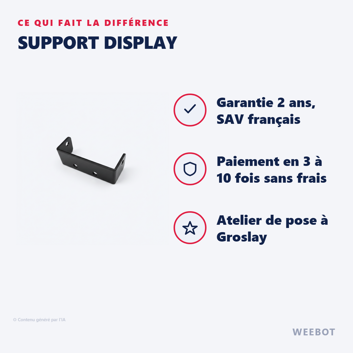 Support Display : les points forts