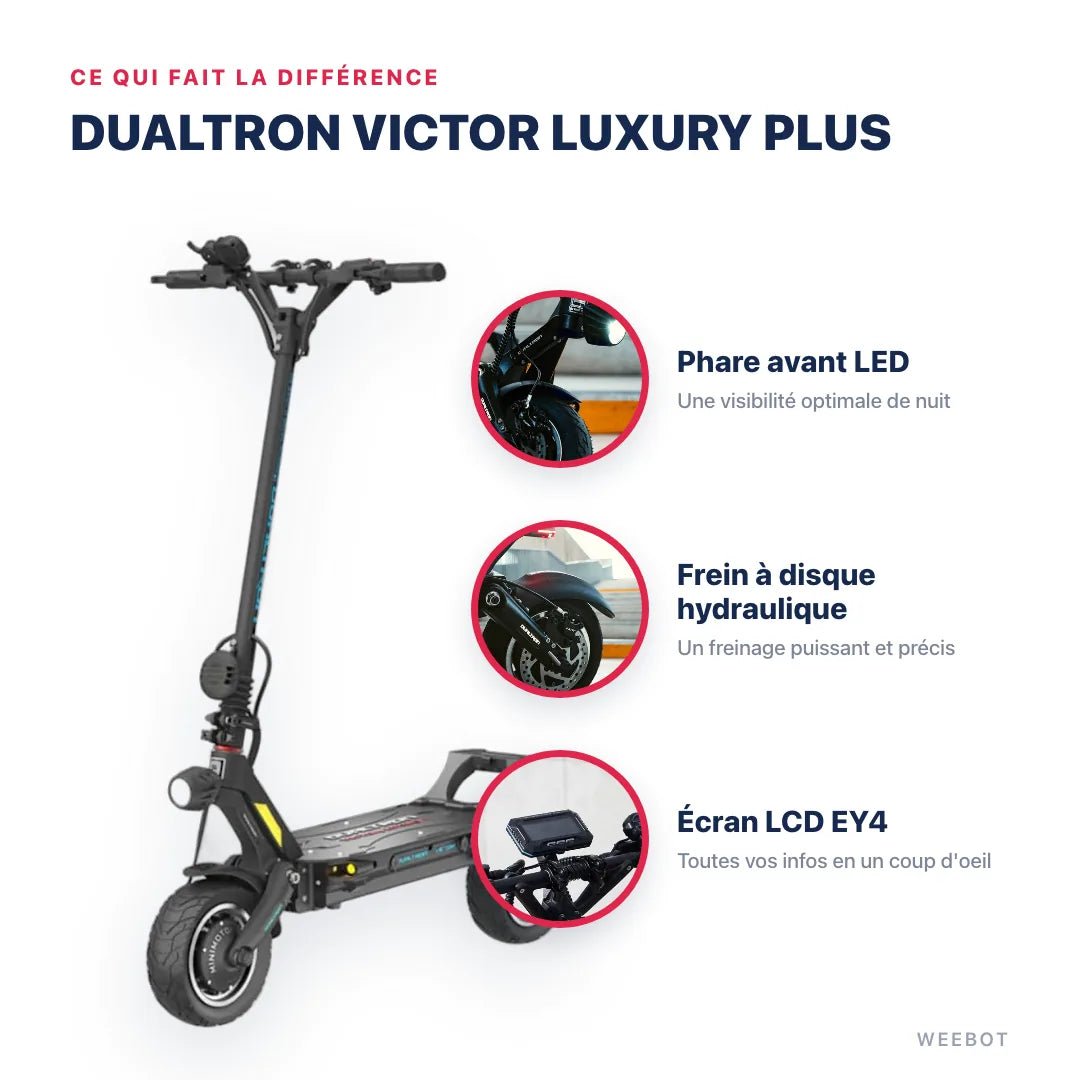 Trottinette Électrique Dualtron Victor Luxury Plus - Weebot